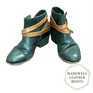 Madewell Black Leather Ankle Boots - Size 36 / 6